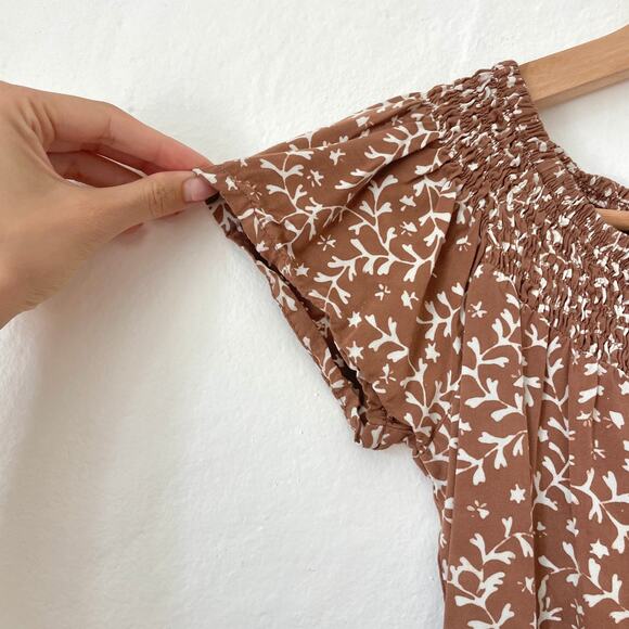 Vintage – Go Fish Floral Printed Off-the-Shoulder Mini Dress - Picture 5 of 8